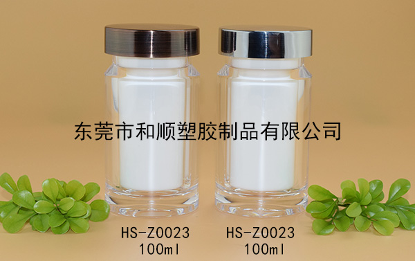 100ml膠囊保健品高透圓瓶 HS-Z0023